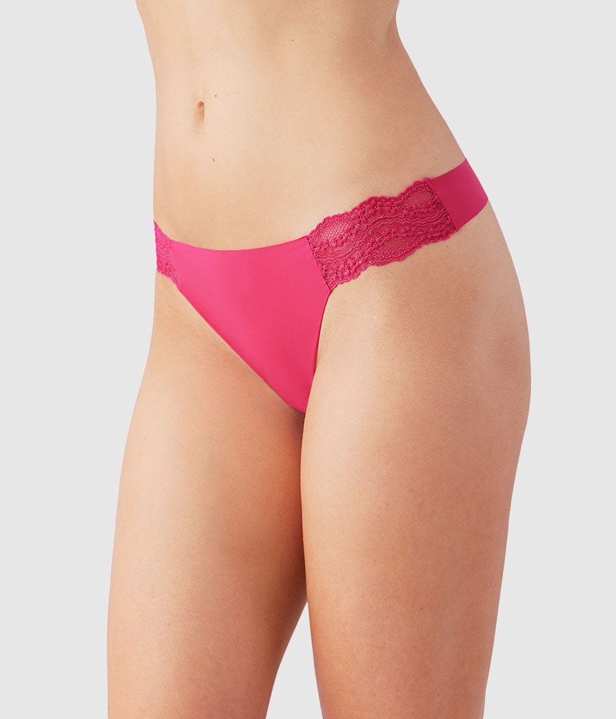 b.bare Thong - Cerise | Wacoal Customer Favorite