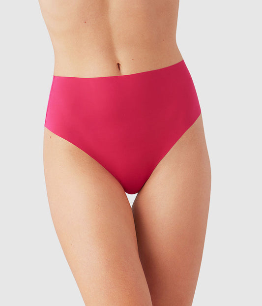 b.bare Hi-Waist Thong - Cerise | Wacoal Top Pick