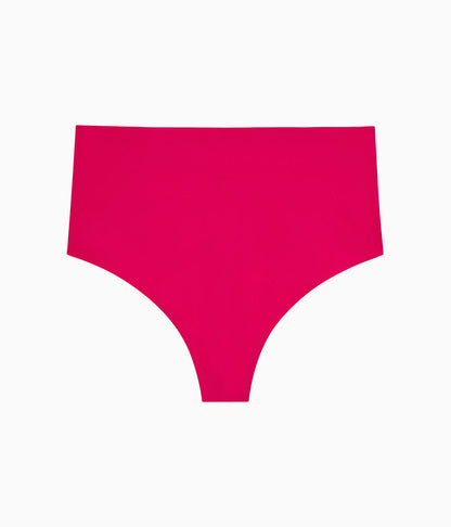 b.bare Hi-Waist Thong - Cerise | Wacoal Top Pick