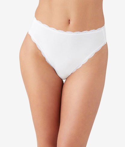 Inspired Eyelet Hi-Leg Panty Pack - White/White/Night | Wacoal Value