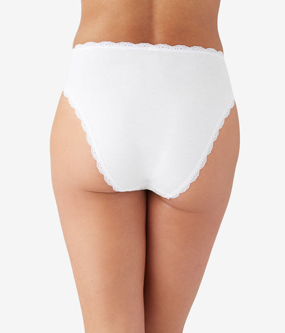 Inspired Eyelet Hi-Leg Panty Pack - White/White/Night | Wacoal Value