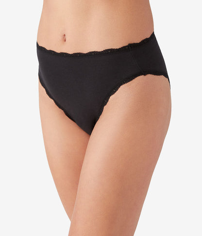 Inspired Eyelet Hi-Leg Panty Pack - White/White/Night | Wacoal Value