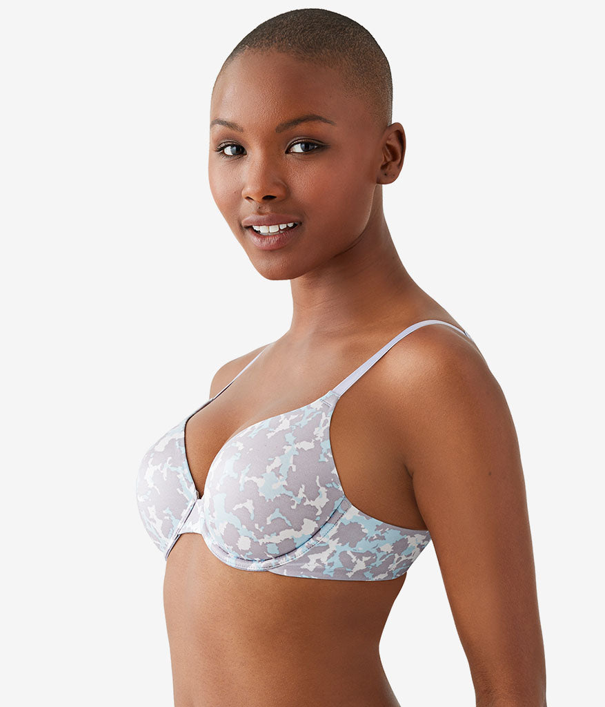 Future Foundation T-Shirt Bra - Dream Blue/Gray Camouflage | Wacoal Latest