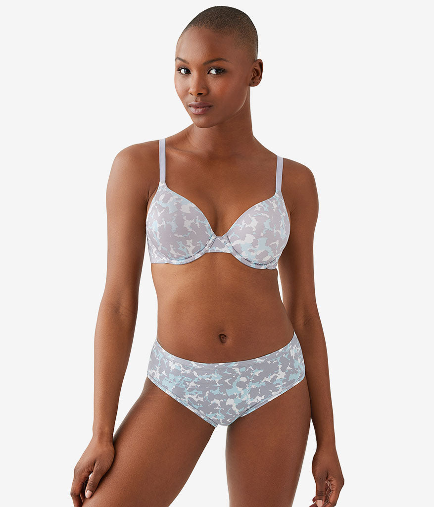 Future Foundation T-Shirt Bra - Dream Blue/Gray Camouflage | Wacoal Latest