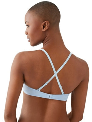 Cotton To A Tee Plunge T-Shirt Bra - White | Wacoal Quality