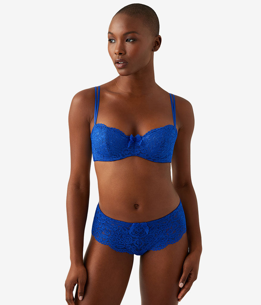 Ciao Bella Balconette Bra - Surf Blue | Wacoal Customer Favorite