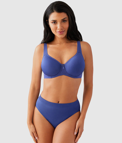 Basic Beauty Spacer Underwire T-Shirt Bra - Skipper Blue | Wacoal Great Value